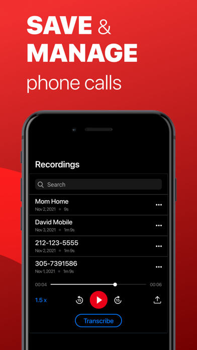 TapRecorder - Call Recorder Screenshot
