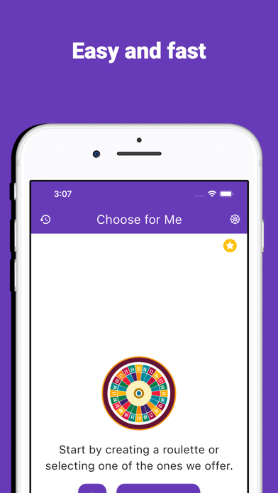 Choose for me: random roulette Screenshot