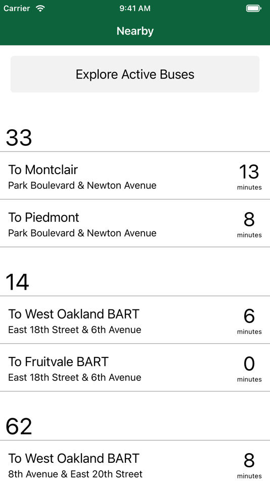 #1. Schedules - AC Transit (iOS) 由: Daniel Levy