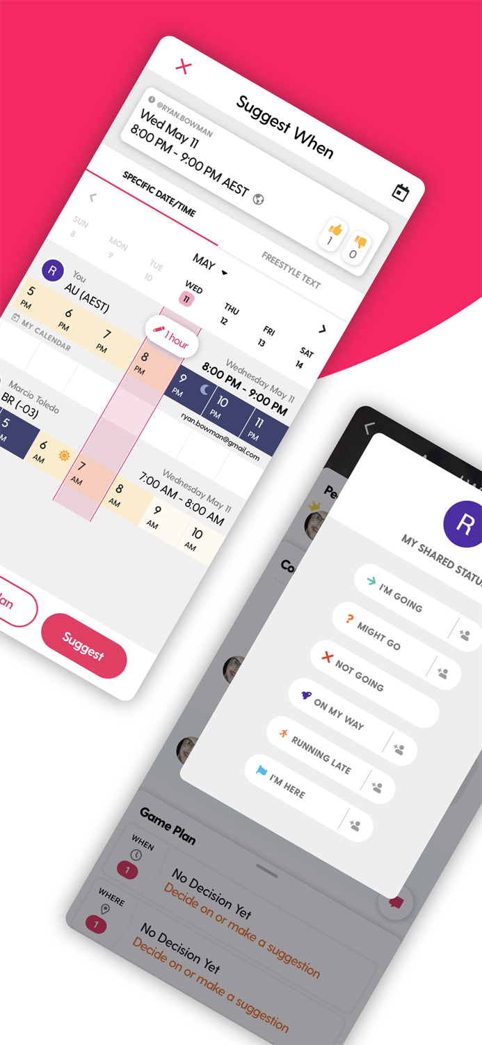 CooWe - Group Coordination App