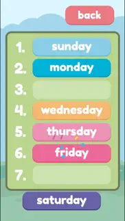 weekday wizards : 7 days kids iphone screenshot 3