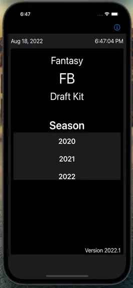 Game screenshot Fantasy FB Draft Kit mod apk