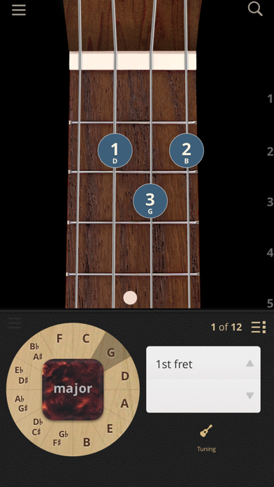 UkeBank - Ukulele Chords Screenshot