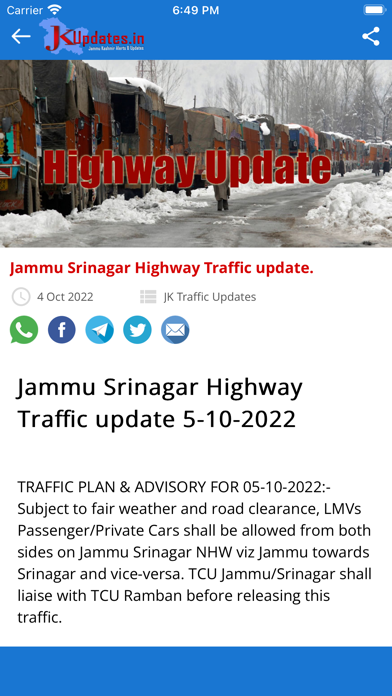 JKUpdates Jobs, JK News, Study Screenshot