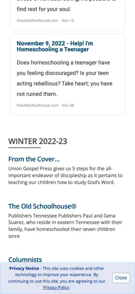 Game screenshot The Old Schoolhouse Magazine apk