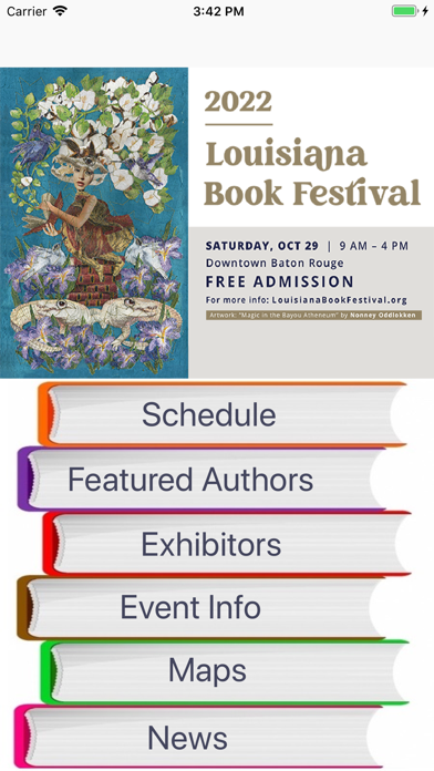 The Louisiana Book Festival Screenshot