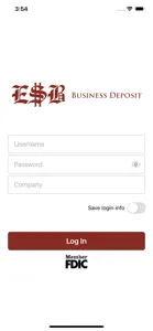 ESB Business Deposit screenshot #1 for iPhone