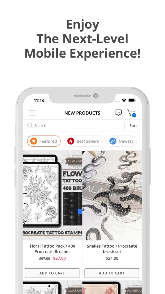 #2. AlaskanInk : Procreate Tattoo (iOS) 由: ALASKAN INK LTD