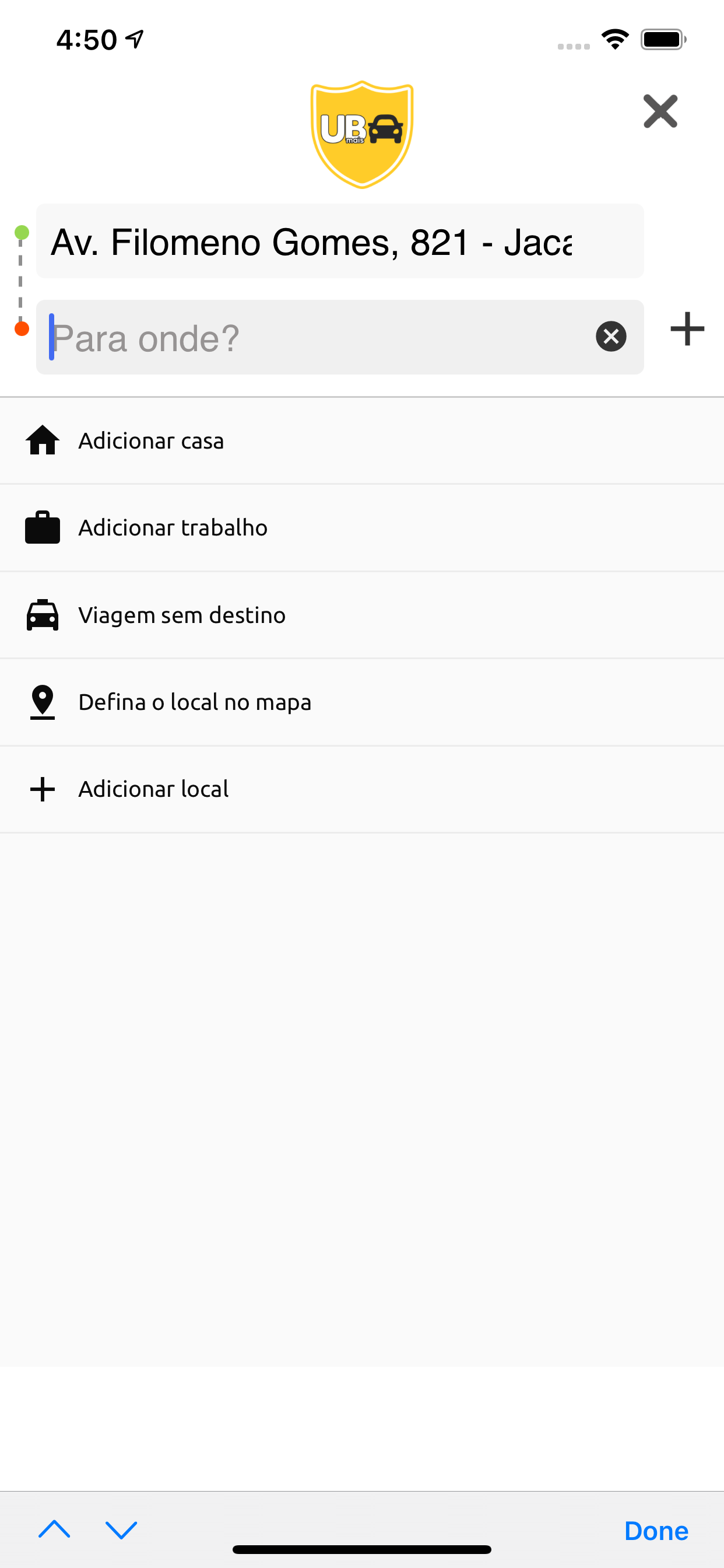 Ubmais Passageiro