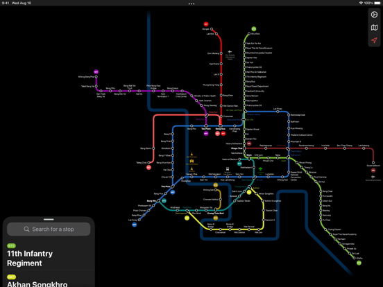 Screenshot #5 pour Bangkok Metro Transit Map