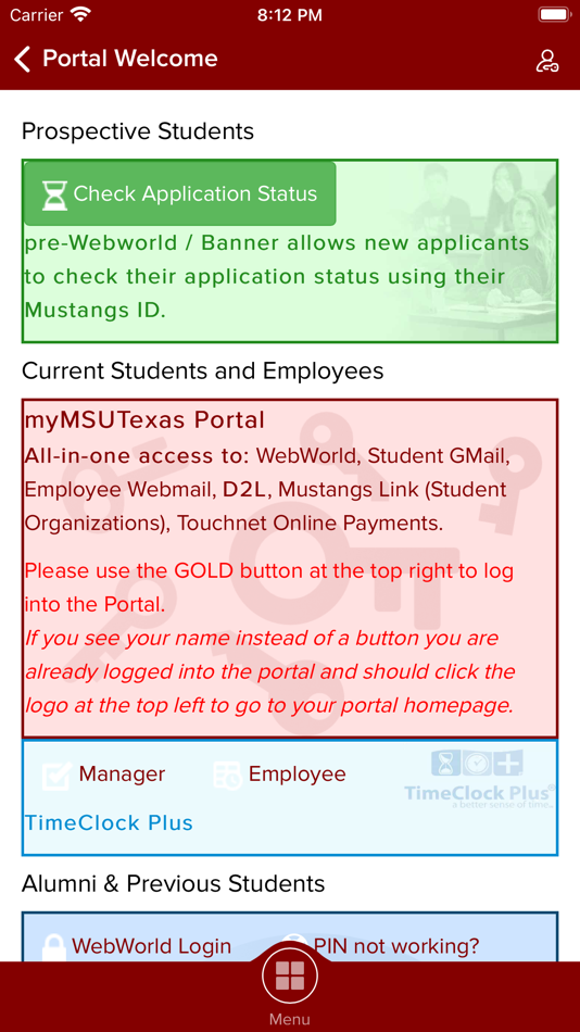 #2. myMSUTexas (iOS) 由: Midwestern State University