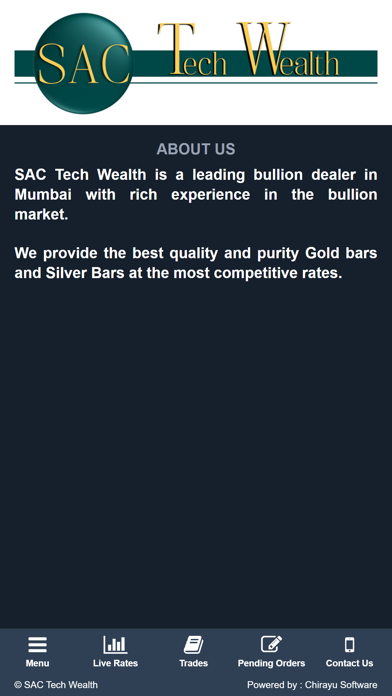 SAC Tech Wealth Screenshot