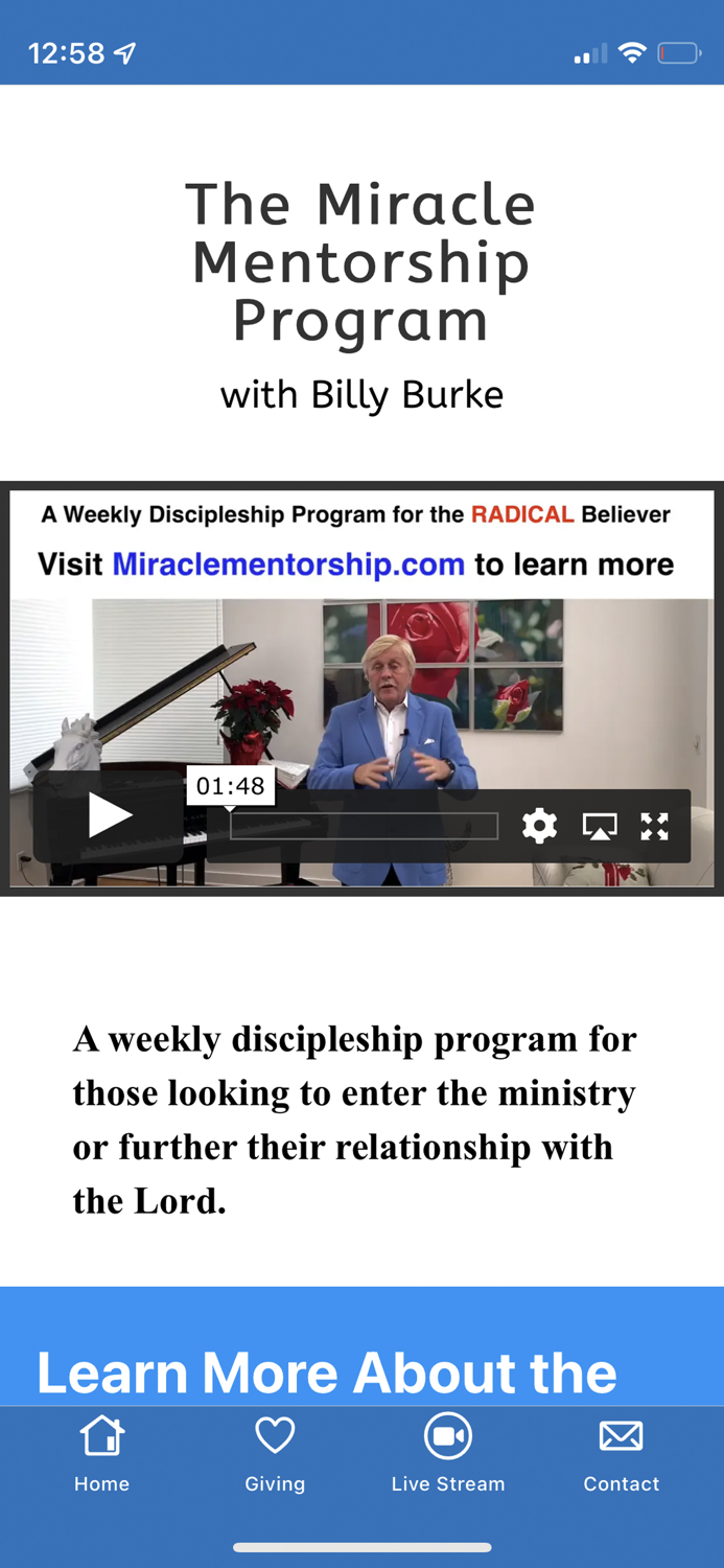 Billy Burke Ministries