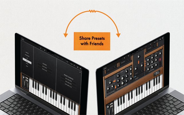 ‎Minimoog Model D -syntetisaattorin kuvakaappaus