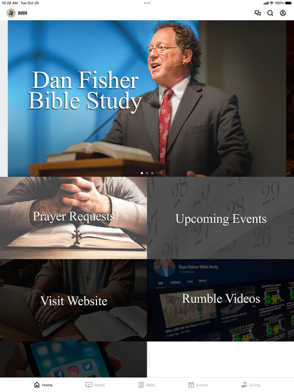 BRR Ministry iPad screenshot 1 - Education app