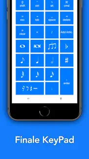 finale keypad iphone screenshot 2