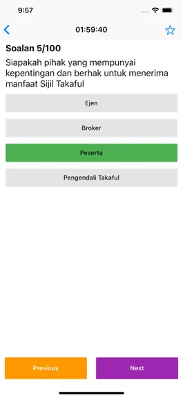Game screenshot TBE Takaful Basic Examination hack