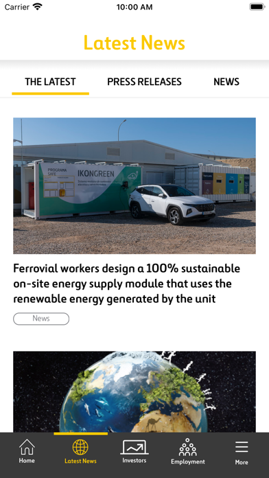 Ferrovial app Screenshot