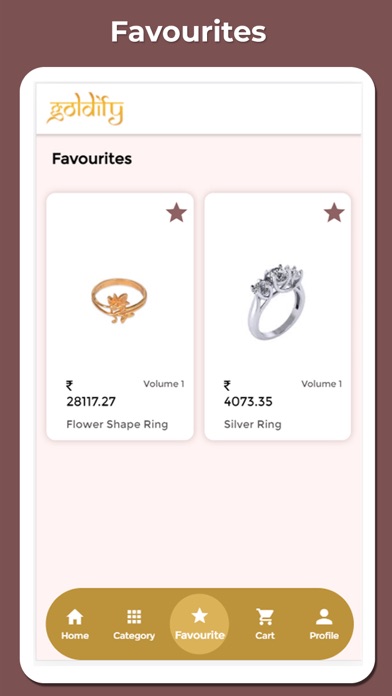 Goldify Jewellery Collection Screenshot
