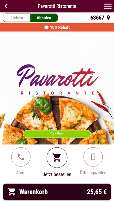 Pavarotti Ristorante Screenshot