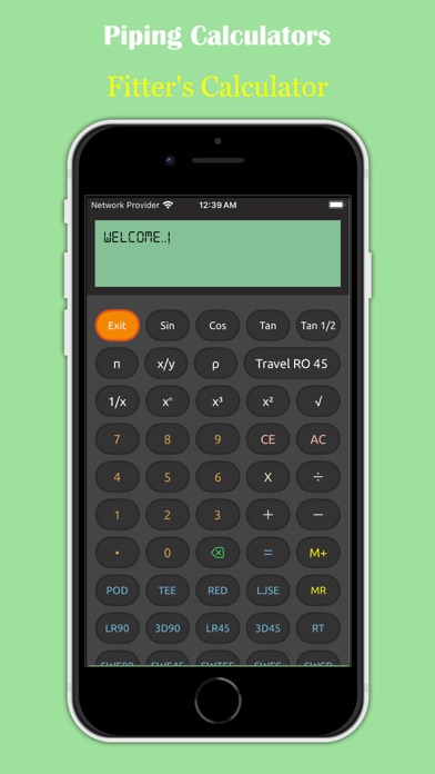 Piping Calculators Screenshot
