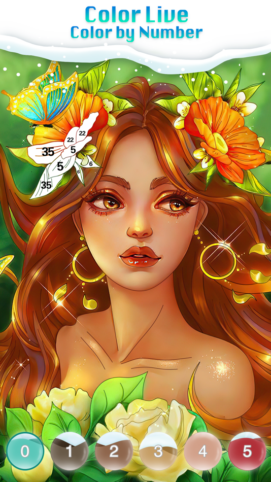 #1. Color Live - Color by Number (iOS) 由: 丽丹 王