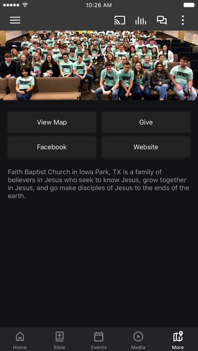 Faith Baptist Iowa Park Screenshot