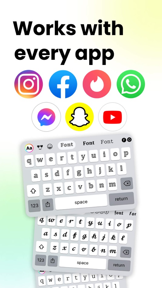 #7. Fonts Keyboard ⋆ (iOS) 由: Simple Health