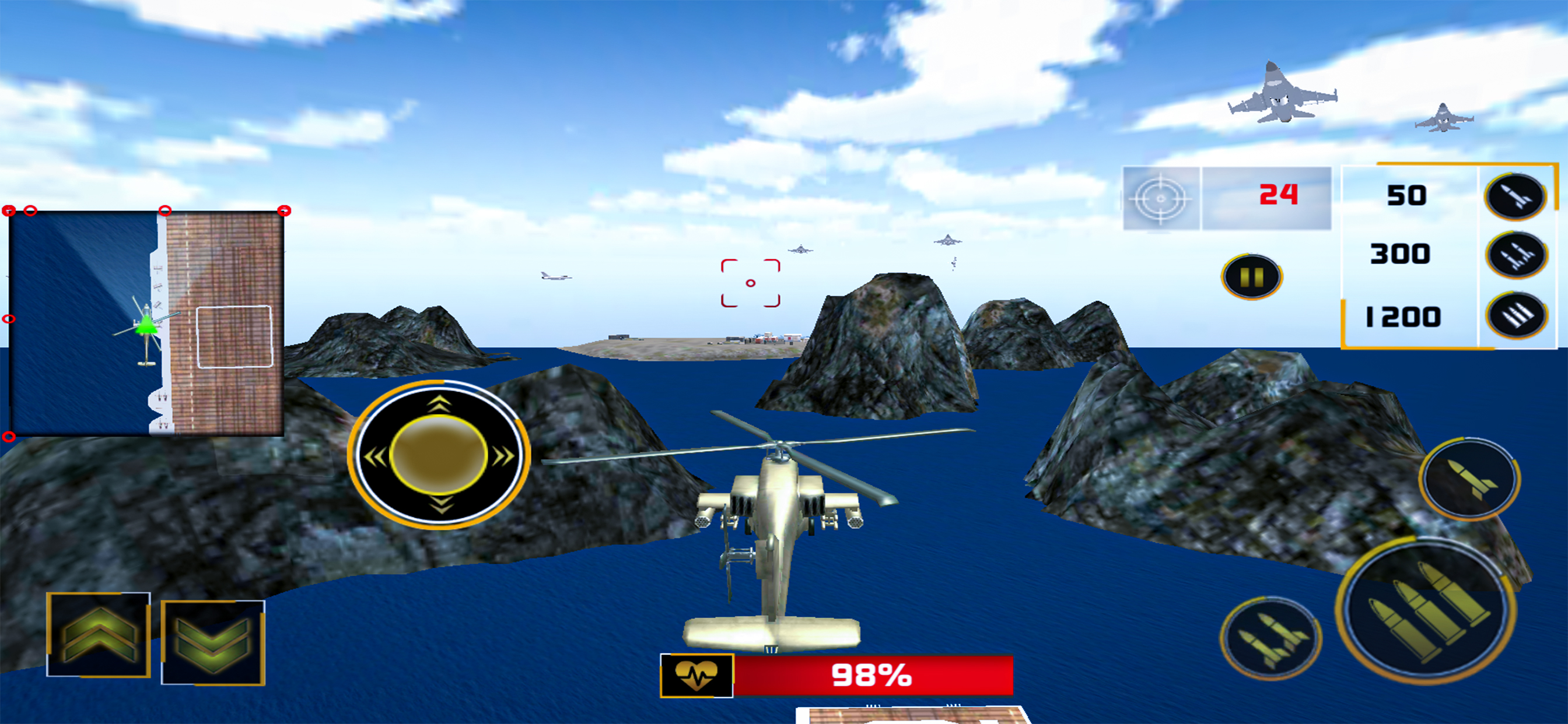 Gunship Helicopter Shooting 3D