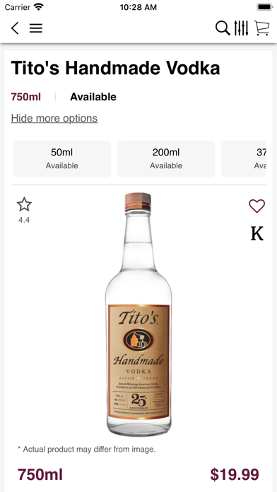 Gio's liquor Screenshot