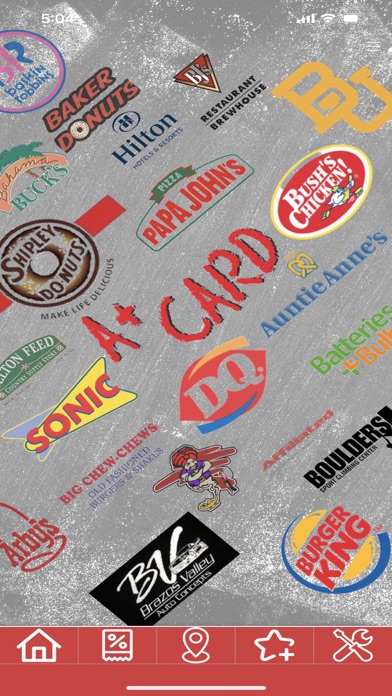 A + Card App Screenshot