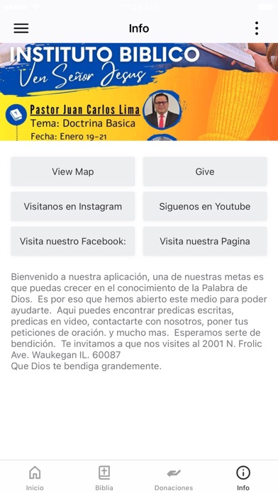 Iglesia Ven Señor Jesús Screenshot