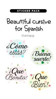 How to cancel & delete beautiful cursive for spanish 3