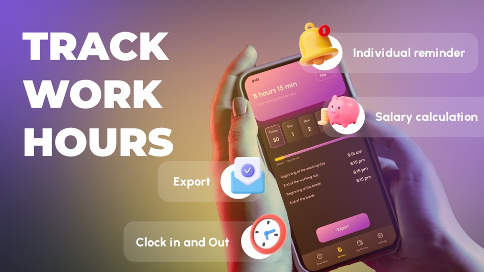 #1. Hours tracker (iOS) 由: CREF DEVELOPMENT d.o.o.