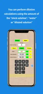 Simple Dilution Calculator screenshot #3 for iPhone