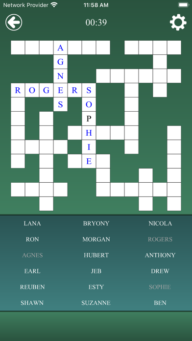 Word Fills - Crossword puzzles Screenshot