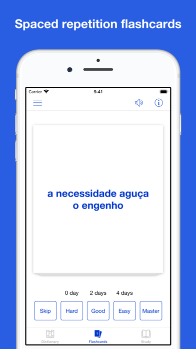 Screenshot #3 pour Portuguese Idioms and Proverbs