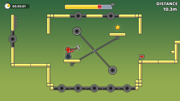 Stickman Hammer climb