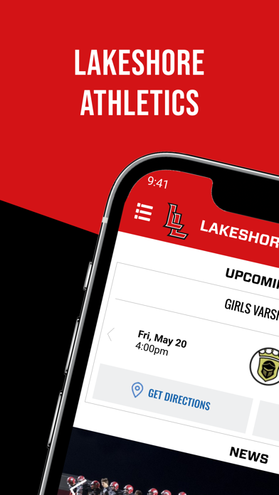 Lakeshore Athletics Screenshot