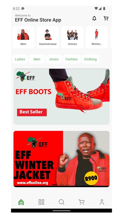 EFF Online Store 2022 Screenshot