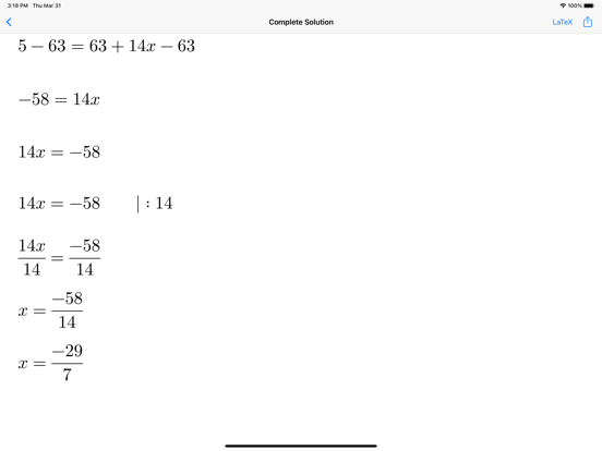 Screenshot #6 pour Equations linéaires