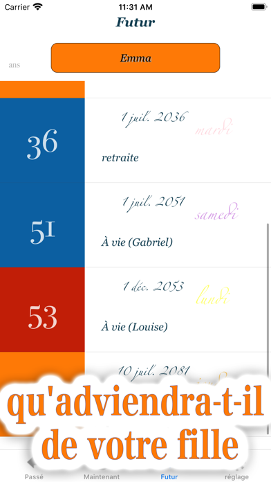 Screenshot #3 pour Emploi du temps de vie