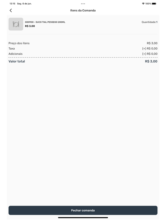 Restoran Order iPad screenshot 5 - Food & Drink app