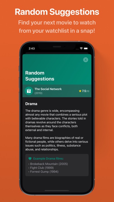 Film Buff - Journal & Tracker Screenshot