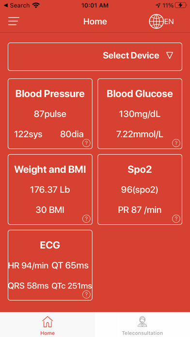 HealthOcta RPM app screenshot