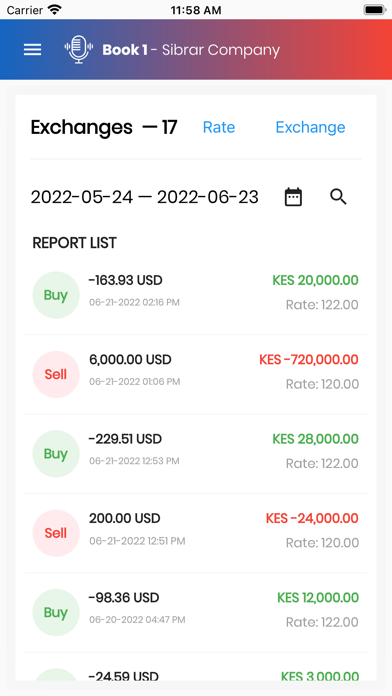TickAccount Admin Screenshot