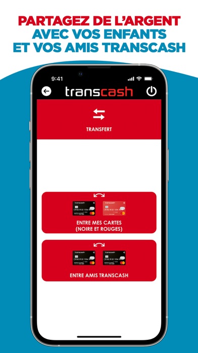 Transcash® Mastercard® Screenshot