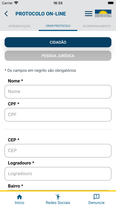 MPTO Cidadão Screenshot