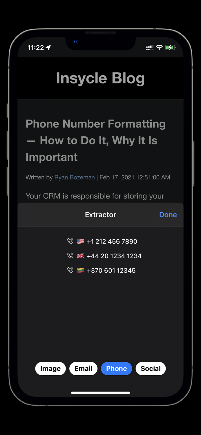 Extractor for Safari
