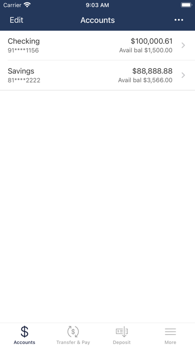 Earthmover Credit Union Mobile Screenshot